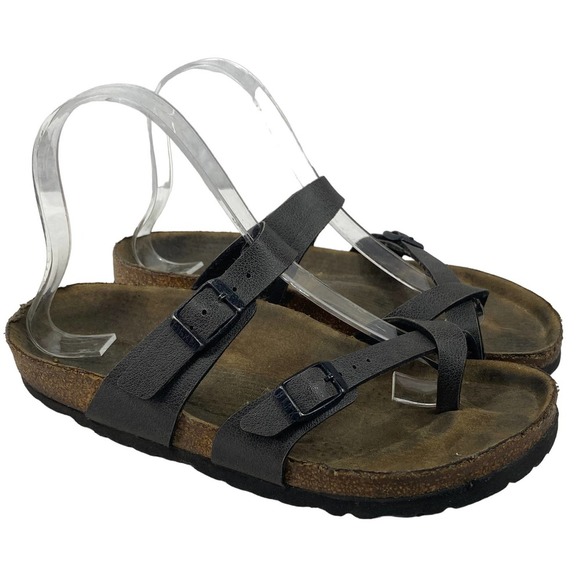 Birkenstock Shoes - Birkenstock Made in Germany 37 260 Size 6 Women's Mayari Sandles Black Gray